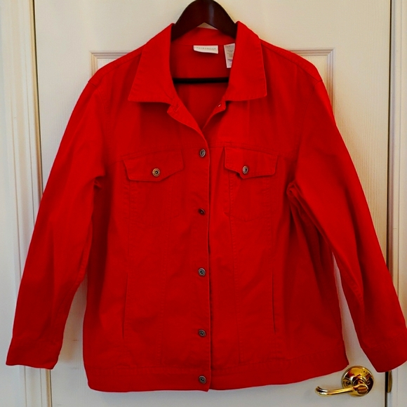 Red Jean Style jacket - Picture 1 of 12